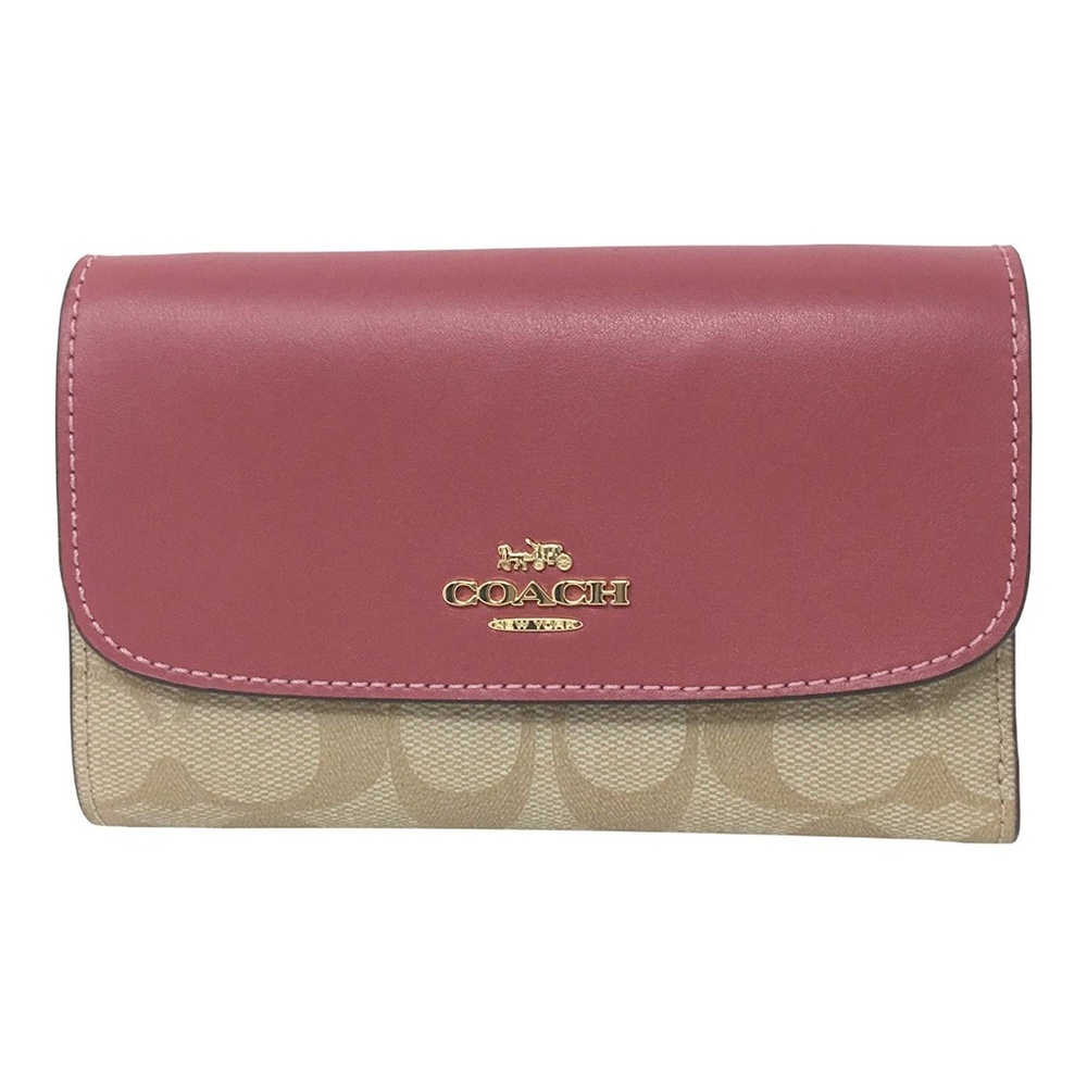 COACH NWT Medium Envelope Wallet In Signature